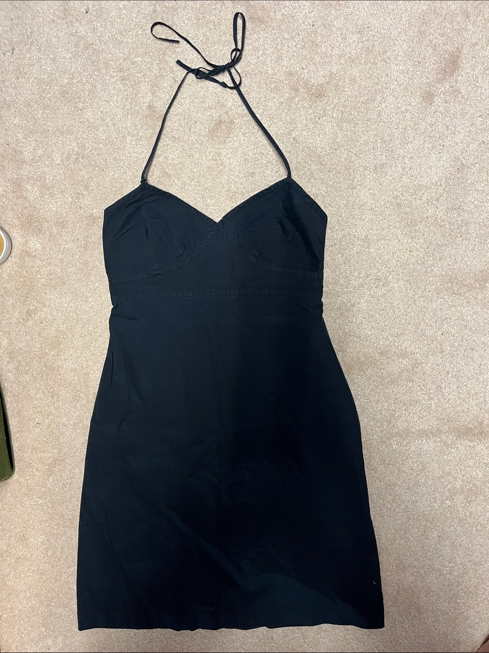 GAP Black Halter Mini Dress